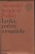 277277 : Alexander Sergejevič Puškin -  Lyrika, poémy a rozprávky